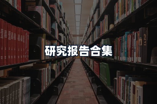 研究报告合集